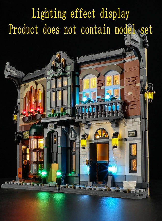 GEAMENT LED Light Kit Compatible with Lego Sherlock Holmes: Book Nook Building Blocks Model - Lighting Set for Icons 10351 (Model Set Not Included) - Image 5